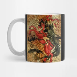 Dark Knight. Gothic Mysteries Design. Mug